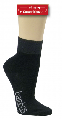 Wellness- Socken Bambus - schwarz