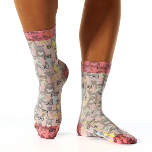 Damen Socken mit Baumwollanteil - Pink SMART CATS