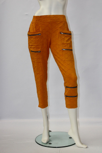 Modische Damen Hose kürbis 7/8